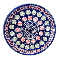 A picture of a Polish Pottery 7.25" Dessert Plate (Carnival) | T131U-RWS as shown at PolishPotteryOutlet.com/products/7-25-dessert-plate-carnival-t131u-rws