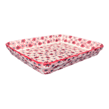 Baker, Rectangular, Shallow 10" x 13" in "Scarlet Daisy" by Manufaktura | P105U-AS73