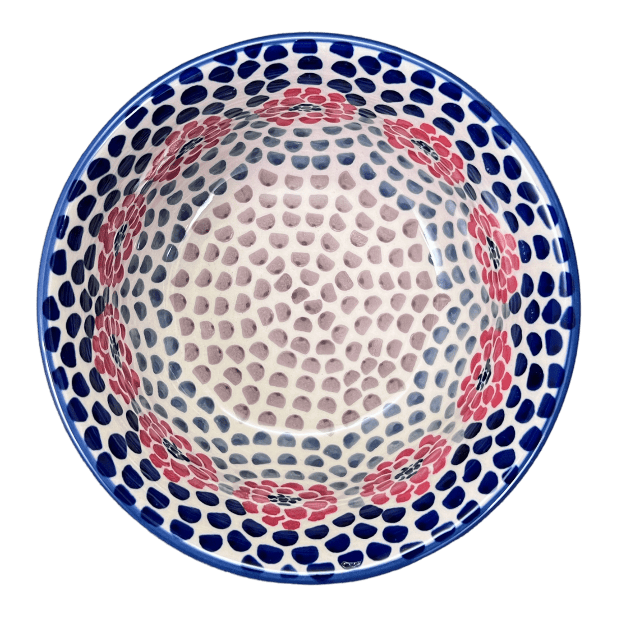 Bowl, Round, 5.5" in "Falling Petals" by Manufaktura | M083U-AS72