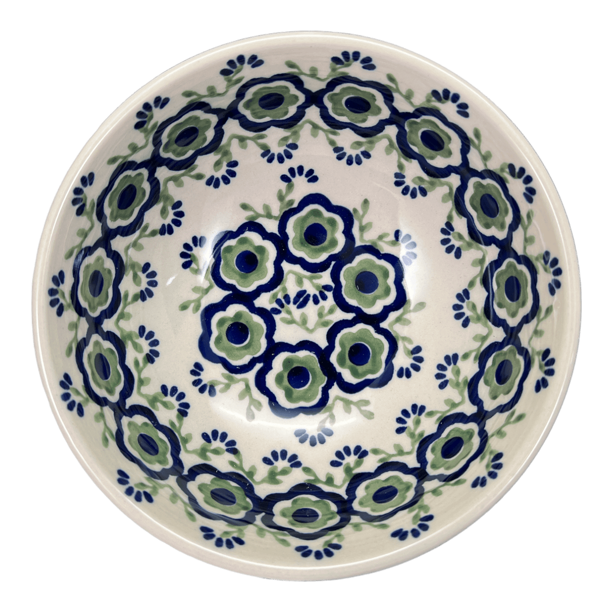 Bowl, Round, 6" in "Green Tea Garden" by Manufaktura | M089T-14