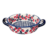 Casserole, Round, Small, 5" x 7.5" in "Fresh Strawberries" by Manufaktura | Z153U-AS70