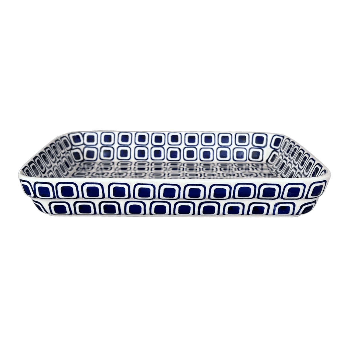 Baker, Rectangular, Shallow, 9" x 11" in "Navy Retro" by Manufaktura | P104U-601A