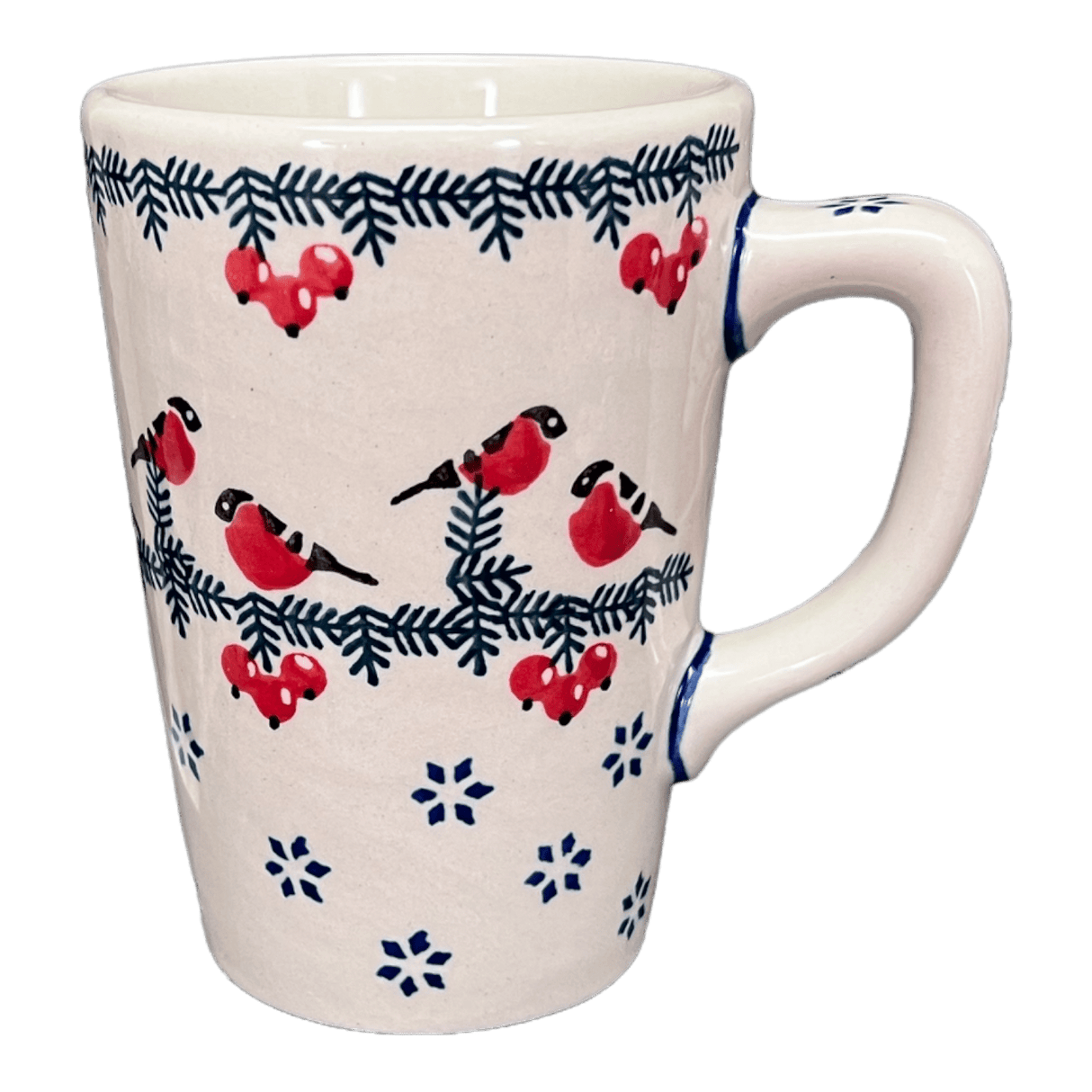 Mug, Pluton Mug, 12 oz in "Red Bird" by Manufaktura | K096T-GILE