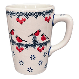 Mug, Pluton Mug, 12 oz in "Red Bird" by Manufaktura | K096T-GILE