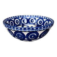 A picture of a Polish Pottery 6.75" Bowl (Polish Doodle) | M090U-99 as shown at PolishPotteryOutlet.com/products/6-75-bowl-polish-doodle-m090u-99