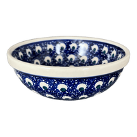 A picture of a Polish Pottery 6" Bowl (Night Eyes) | M089T-57 as shown at PolishPotteryOutlet.com/products/6-bowl-night-eyes-m089t-57