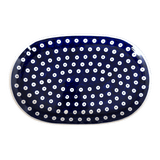 Plate, Oval, Shallow, 7" x 11" in "Dot to Dot" by Andy | NDA245-22