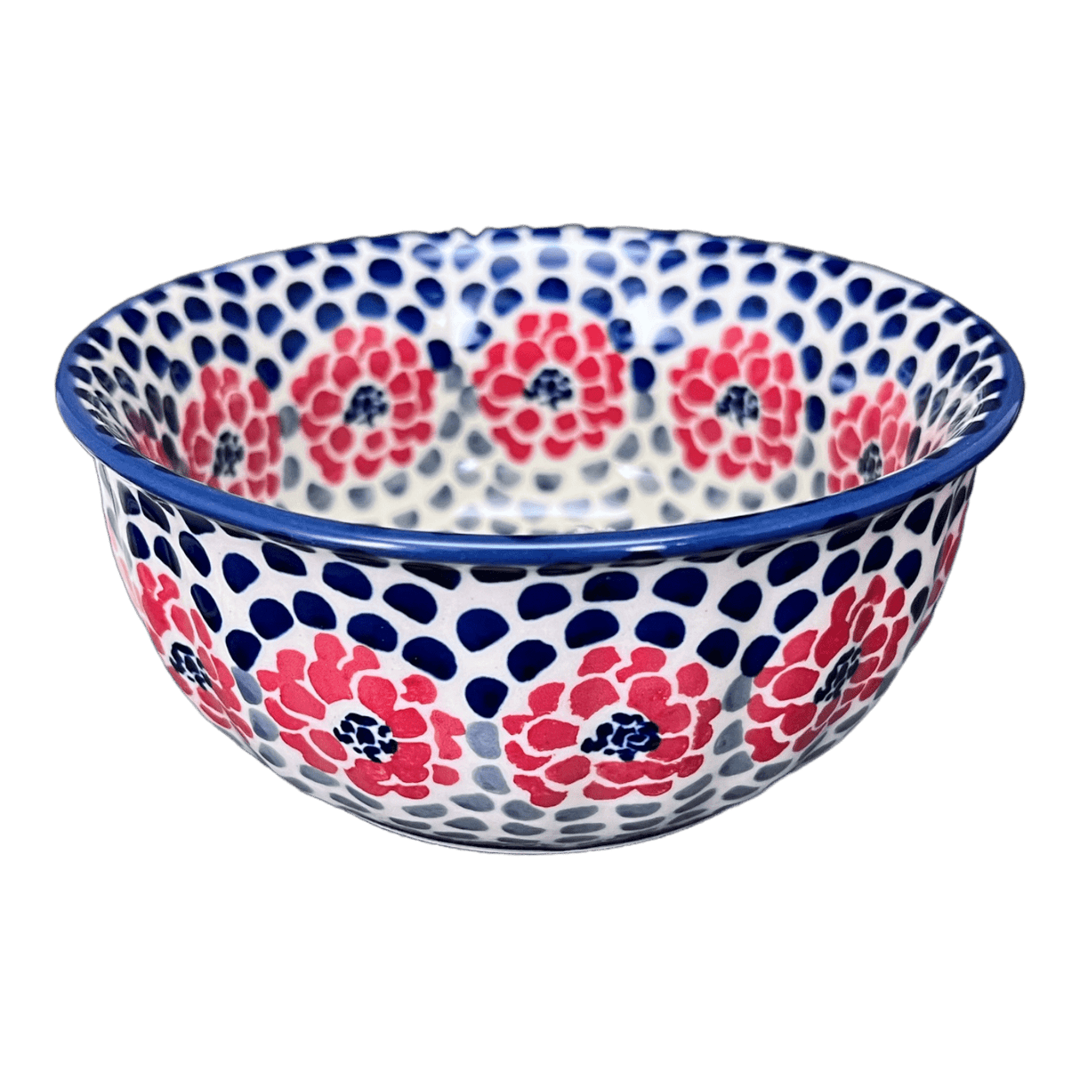 Bowl, Round, 5.5" in "Falling Petals" by Manufaktura | M083U-AS72