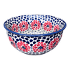 Polish Pottery 5.5" Bowl (Falling Petals) | M083U-AS72 at PolishPotteryOutlet.com