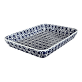 Baker, Rectangular, Shallow, 9" x 11" in "Navy Retro" by Manufaktura | P104U-601A