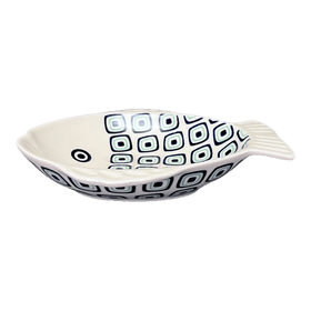 Polish Pottery Small Fish Platter (Green Retro) | S014U-604A Additional Image at PolishPotteryOutlet.com