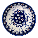 Bowl, Round, 6.75" in "Peacock Dot" by Manufaktura | M090U-54K