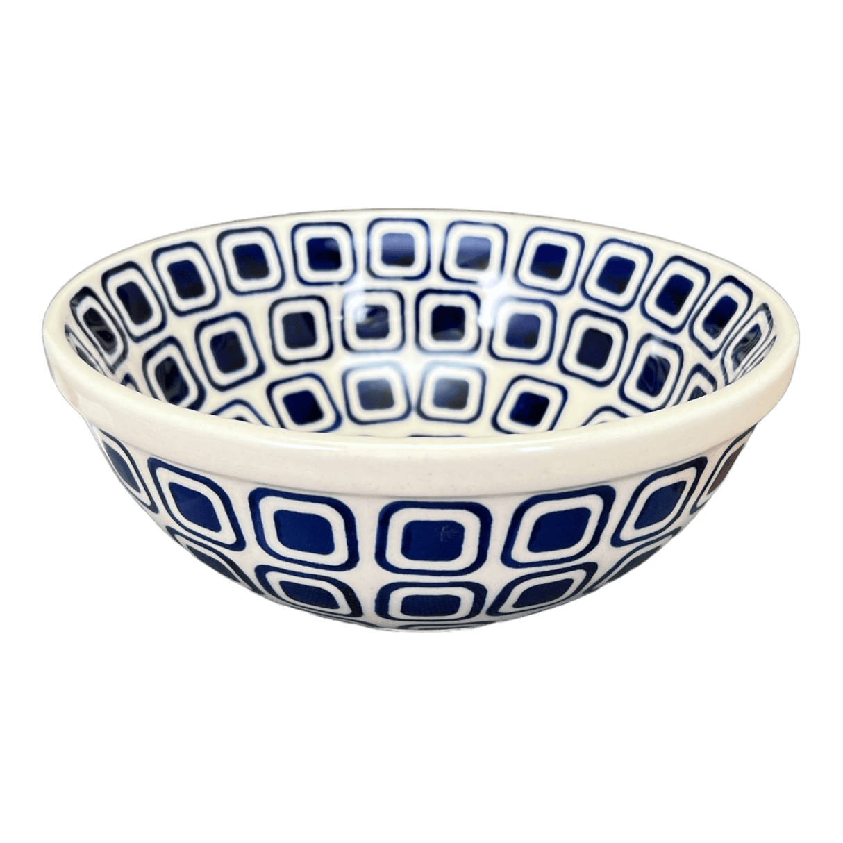 Bowl, Round, 6.75" in "Navy Retro" by Manufaktura | M090U-601A