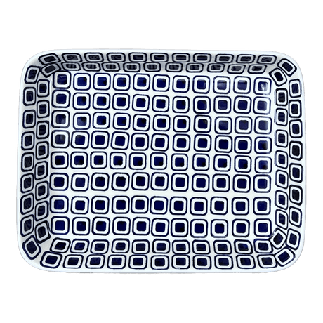 Baker, Rectangular, Shallow, 9" x 11" in "Navy Retro" by Manufaktura | P104U-601A