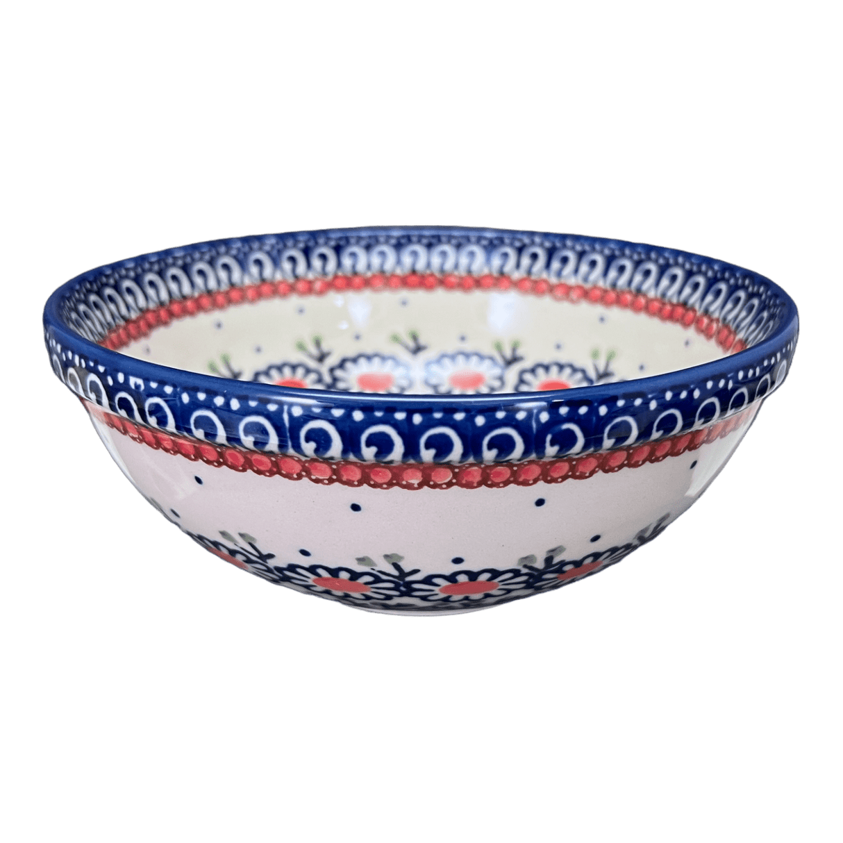 Bowl, Round, 6.75" in "Daisy Chain" by Manufaktura | M090U-ST