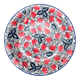 Bowl, Round, Pasta, 9.25" Bowl in "Strawberry Fields" by Manufaktura | T159U-AS59