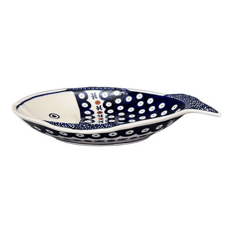 Platter, Fish-Shaped, Large, 9.5" x 8.25" in "Mosquito" by Manufaktura | S015T-70