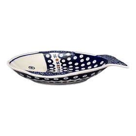 Polish Pottery Large Fish Platter (Mosquito) | S015T-70 Additional Image at PolishPotteryOutlet.com