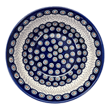 Bowl, Round, 9" Bowl in "Peacock Dot" by Manufaktura | M086U-54K