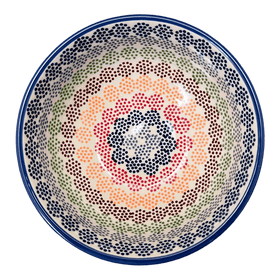 Polish Pottery 6" Bowl (Speckled Rainbow) | M089M-AS37 Additional Image at PolishPotteryOutlet.com
