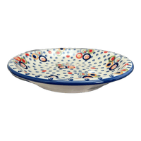 A picture of a Polish Pottery 9.25" Pasta Bowl (Bubble Machine) | T159M-AS38 as shown at PolishPotteryOutlet.com/products/9-25-pasta-bowl-bubble-machine-t159m-as38