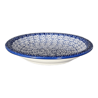 A picture of a Polish Pottery 9.25" Pasta Bowl (Sea Foam) | T159T-MAGM as shown at PolishPotteryOutlet.com/products/9-25-pasta-bowl-sea-foam-t159t-magm