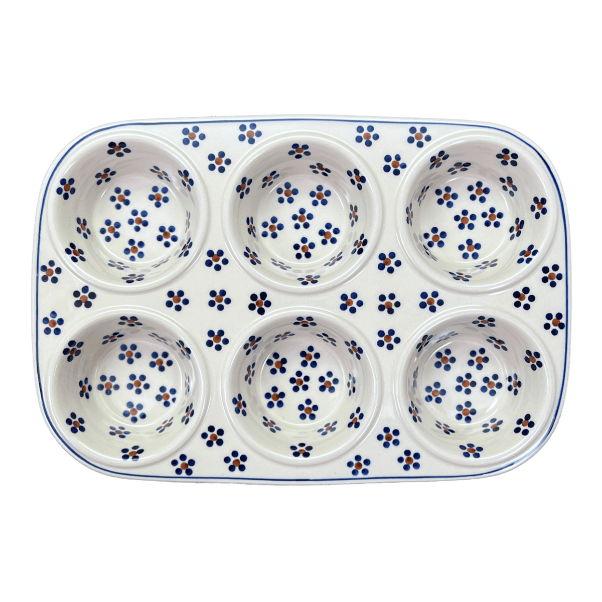 Muffin Pan, 8.5" x 12.5" in "Petite Floral" by Manufaktura | F093T-64