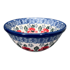 Polish Pottery 4.75" Bowl (Rosie's Garden) | A556-1490X Additional Image at PolishPotteryOutlet.com