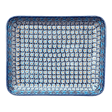 Baker, Rectangular, Shallow 10" x 13" in "Blue Diamond" by Manufaktura | P105U-DHR