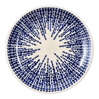 A picture of a Polish Pottery 7.25" Dessert Plate (Modern Vine) | T131U-GZ27 as shown at PolishPotteryOutlet.com/products/7-25-dessert-plate-modern-vine-t131u-gz27