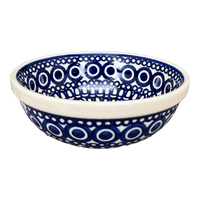 A picture of a Polish Pottery 6" Bowl (Gothic) | M089T-13 as shown at PolishPotteryOutlet.com/products/6-bowl-gothic-m089t-13