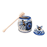 Jar, Honey, 5" in "Bountiful Blue" by Andy | NDA18-36