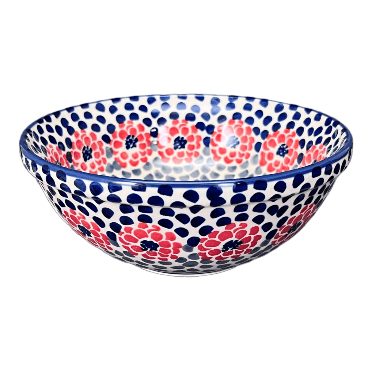 Bowl, Round, 6.75" in "Falling Petals" by Manufaktura | M090U-AS72