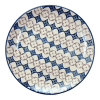 A picture of a Polish Pottery 10" Dinner Plate (Diamond Blossoms) | T132U-ZP03 as shown at PolishPotteryOutlet.com/products/10-dinner-plate-diamond-blossoms-t132u-zp03