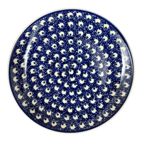 A picture of a Polish Pottery 10" Dinner Plate (Night Eyes) | T132T-57 as shown at PolishPotteryOutlet.com/products/10-dinner-plate-night-eyes-t132t-57