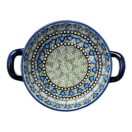 Casserole, Round, Small, 5" x 7.5" in "Blue Bells" by Manufaktura | Z153S-KLDN