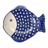 Polish Pottery Large Fish Platter (Night Eyes) | S015T-57 at PolishPotteryOutlet.com