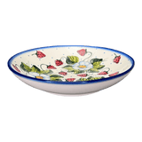 Bowl, Round, Pasta Bowl, WR (WR5E) in "Strawberries & Blossoms" by W.R. Ceramika | WR5E-WR2