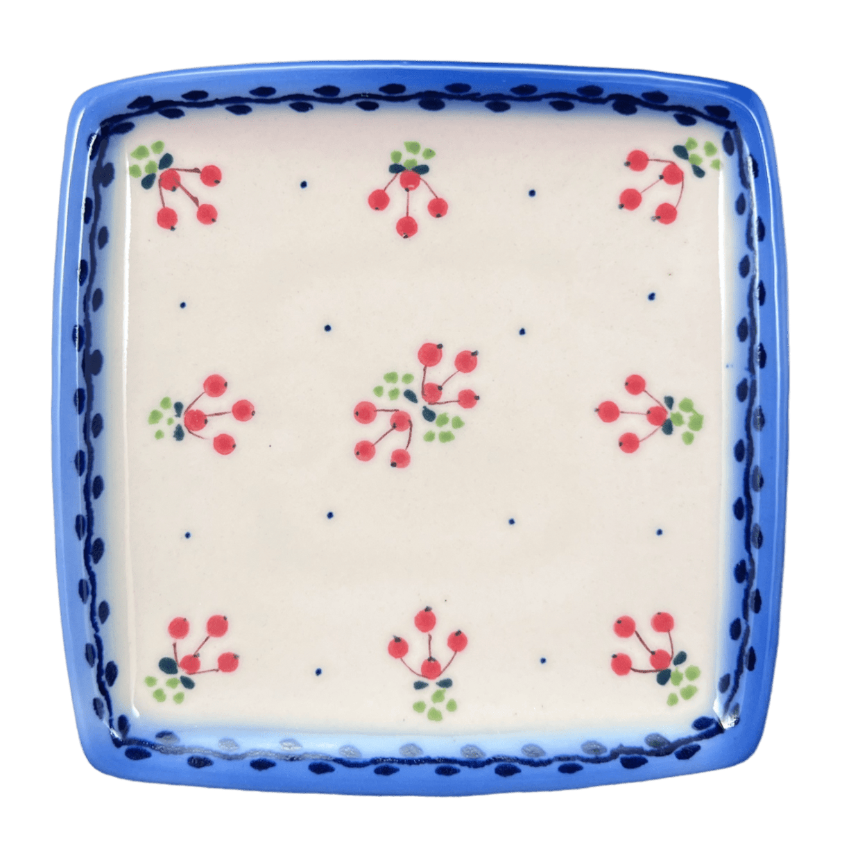 Plate, Square, Dessert, 7.25" in "PJ" by Galia | GT06-PJ